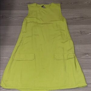 Sleeveless Lime Green Dress